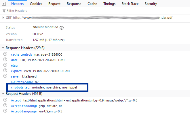 noindex http header response